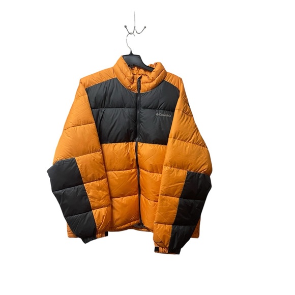 Columbia Men's Orange Black Pike Lake II Omni Shield Puffer Jacket Coat XXL NWT - Picture 9 of 15